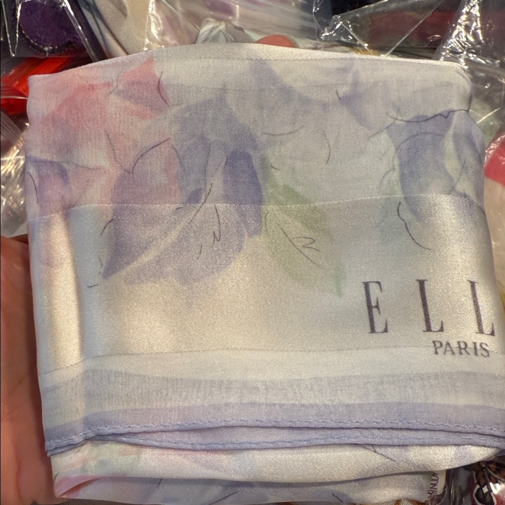 ELLE silk scarf #5 34x34 inches